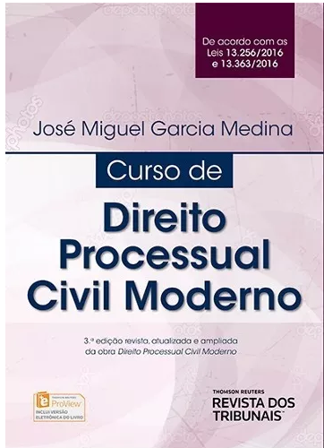 Curso De Direito Processual Civil Moderno – José Medina 2017