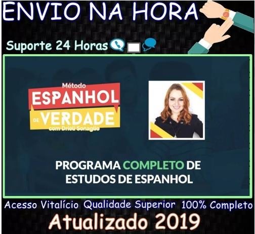 Curso Espanhol De Verdade 3.0 – Driéli Sonaglio 2019.1