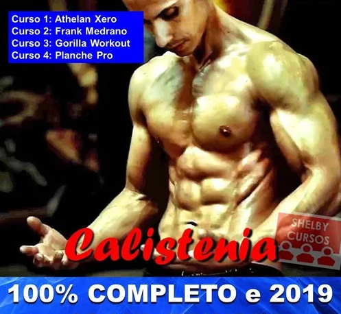 Pacote 4 Cursos De Calistenia (inglês) 2019.1