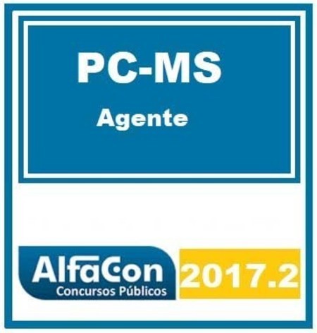 PC MT AGENTE POLICIA CIVIL MATO GROSSO DO SUL ALFACON 2017.2